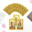 78-Card Gold Foil Tarot Deck: Wrinkle Resistant Durable and Waterproof Tarot Cards for Beginners and Professionals