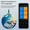 Instant Language Translator with 137 Languages, Two-Way Translation, and Offline/Online Connectivity for Seamless Communication in Various Settings