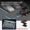 2K Waterproof Rear View Camera/Reverse Hitch Guide with Clear Night Vision,Built-in Battery,easy installation mounts,hitch up RV/trucks/trailers/campers easily & safely