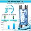 Portable Hydrogen Water Bottle H2 Generator Ionizer Machine Improve water quality & Taste in 3 minutes Perfect for Home Office Travel Daily Use