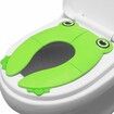 Foldable Non-Slip Kids Toddlers Potty Seat with soft & durable silicone for comfort & hygiene,Travel-Friendly Recyclable Potty Training pad cover-26x22cm