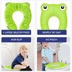 Foldable Non-Slip Kids Toddlers Potty Seat with soft & durable silicone for comfort & hygiene,Travel-Friendly Recyclable Potty Training pad cover-26x22cm