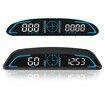 Universal GPS HUD: 5.5" LCD Display with Speedometer, Fatigue Alert, and Overspeed Alarm for All Vehicles