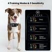 Rechargeable Dog Bark Collar with Adjustable 5 Sensitivity and 4 Beep Training Modes(Vibration/Harmless/Shock) for All Dogs