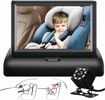 Safety 4.3" HD Baby Car Mirror with Night Vision and Wide Crystal Clear View