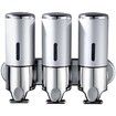 3-Pack 450L Wall Mounted Shower Dispensers and Organizer: Keep Your Shower Essentials Organized and Within Reach, Perfect for Bathrooms, Kitchens, and Hotels