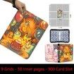 900-Card Pokemon Card Album b ookwith PU Leather Cover