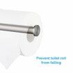 Modern Round Toilet Paper Holder: SUS304 Stainless Steel Wall Mount Tissue Roll Dispenser for Bathroom, Kitchen, and Washroom (Brushed Nickel, 5 Inch)