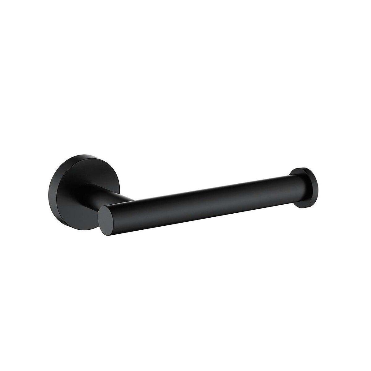 Premium Toilet Paper Holder - Wall-Mounted, Matte Black Stainless Steel Dispenser for Bathroom and Kitchen