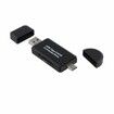 3-in-1 OTG Card Reader for Type-C and Micro-USB Devices: Easily Transfer Files Between Your Devices and Memory Cards