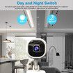 1080p Clear View Mini Smart WiFi Camera with Remote Wireless Monitoring for Security and Surveillance