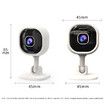 1080p Clear View Mini Smart WiFi Camera with Remote Wireless Monitoring for Security and Surveillance