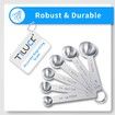 Durable Stainless Steel Measuring Cups and Spoons Set (13 Pieces) - Precision Cooking and Baking Essentials