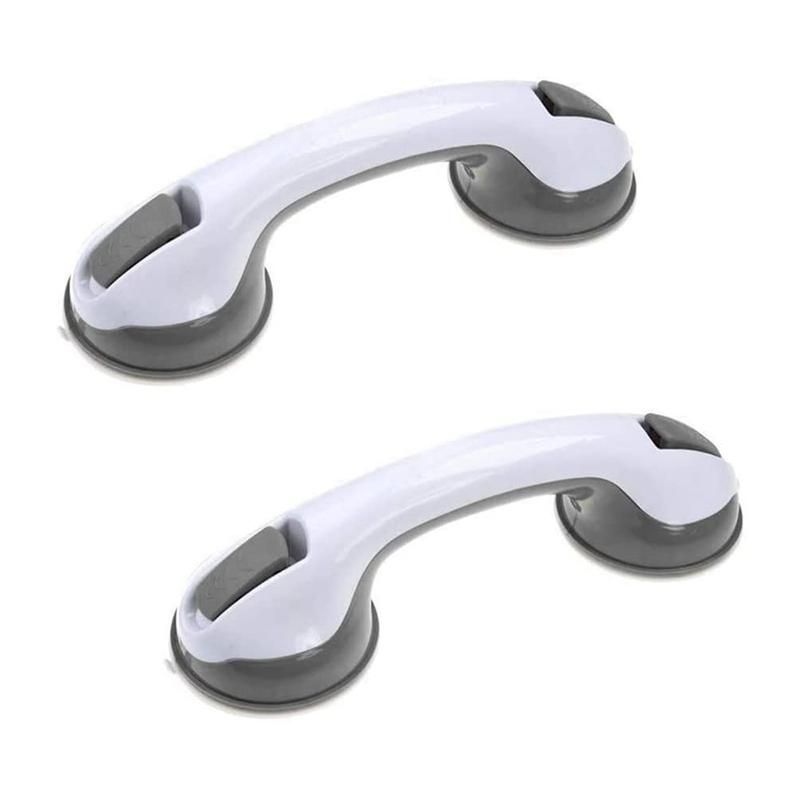 2pcs Ultra Grip Grab Bars with Dual Locking Suction Cups for the Elderly Ideal use in showers bathtubs toilets