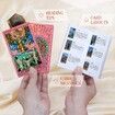 gold foil accents Pink Tarot Cards with Guidebook Includes card meanings printed for quick reference,Waterproof & Wrinkle Resistant