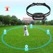 2-in-1 GPS Wireless Electric Dog Fence and Anti-bark Dog training collar with Beep/Vibration/Shock 3 Modes - Safe Containment System Black