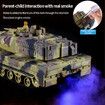 1:24 M1A2 Battle RC Tank Tank Toy with Smoke Effect, Lights, and Realistic Sounds Great Gift Idea