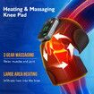 Vibration Heated Knee Massager with Vibration and Heating Pad, Combines heat massage, and vibration for max effectiveness