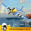 Easy-to-Fly RC Plane 4 Channel P51 Mustang Fighter with 6-Gyro System, Perfect for Learning to Fly RC Planes