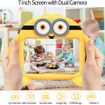 7" Kids Android Learning Tablet with WiFi, 32GB Storage, 2GB RAM, Bluetooth, Dual Cameras, and Parental Controls: The Perfect Educational and Entertainment Device for Children (Yellow)