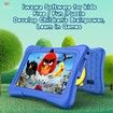 Tech-Savvy 7 inch Kids Tablet with 32GB ROM, WiFi, 2GB RAM, Learning Educational, Bluetooth, Camera, Parental Control, Pre-Installed APPs, Games with Case-Blue