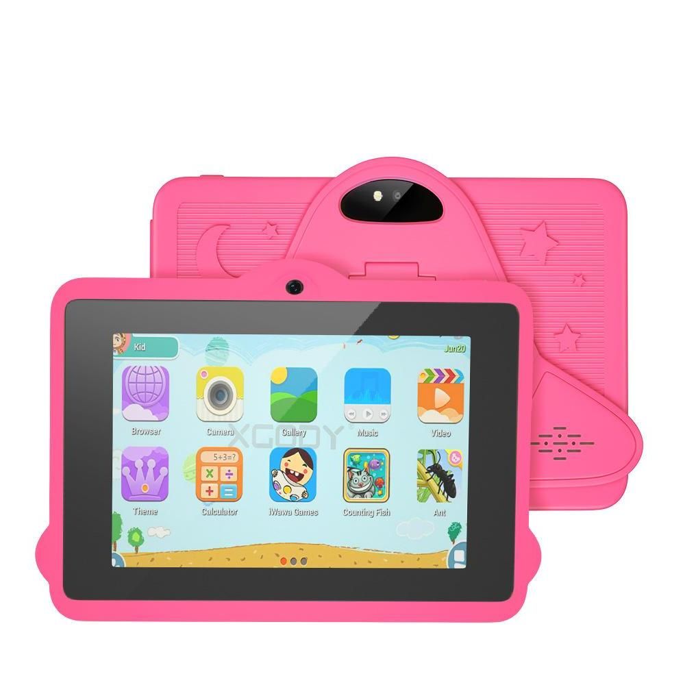 Kids 7-inch Tablet with 64GB ROM,3GB RAM,Bluetooth,Camera,Parental Control,Pre-Installed APPs,Games,Learning Educational Toddler Tablet(Pink)