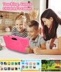 Kids 7-inch Tablet with 64GB ROM,3GB RAM,Bluetooth,Camera,Parental Control,Pre-Installed APPs,Games,Learning Educational Toddler Tablet(Pink)