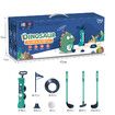 Tee Off Indoors or Out: Complete Kids Golf Set with Clubs, Balls, Flag, and Practice Holes (Blue)