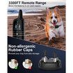 3-Mode Electric Dog Training Collar: Waterproof, Rechargeable, and Remote Control for Small, Medium, and Large Dogs (5-120 LBS)