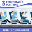 Length Adjustable Footrest,Foot Hammock for Comfort and Reduced Soreness on Long Flights-2 packs