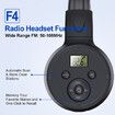 crystal-clear FM Radio Headphones with Built-in Mic,Automatic Scanning,Memory Foam Comfort,Foldable Design