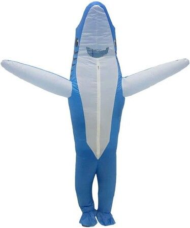 Inflatable Shark Costume for (150-190cm) for a Jaw-Dropping Halloween or Costume Party 150-190cm