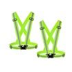 2-pack LED Light Up Running Vest with High Visibility Reflective Gear for Night Cycling/Hiking/Jogging/Dog Walking,Keep Safe at Night
