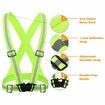 2-pack LED Light Up Running Vest with High Visibility Reflective Gear for Night Cycling/Hiking/Jogging/Dog Walking,Keep Safe at Night