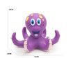 Floating Purple Octopus with 5 Hoopla Rings: Interactive Bath Toy for Toddlers and Kids