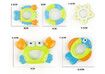Floating Purple Octopus with 5 Hoopla Rings: Interactive Bath Toy for Toddlers and Kids