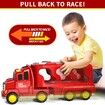 5-in-1 Fire Car Truck for Toddlers - Action-Packed Toy with Lights and Sounds for Imaginative Play and Skill Development,Christmas Birthday Gift Car Sets