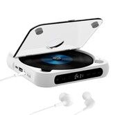 Personal Portable CD Player with Bluetooth for Car and Travel, Headphones, LCD Touch Screen, Anti-Skip/Shockproof Protection, Rechargeable