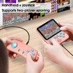 3.5" Retro Handheld Game Console with 666 HD Games Connect to TV for Big-Screen Gaming,Vibrant Blue Color,Perfect Holiday Gift for Kids