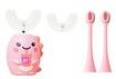 Kids U-Shaped Electric Toothbrush, Multiple Modes, and Waterproof Protection for Ages 6-12 (Pink)