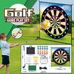 Family Fun Golf Chipping Game with Sticky Balls, Darts, Game Mat for Indoor Outdoor Play