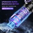 Cordless Handheld Vacuum Powerful 20000Pa Suction with Type C Port for Home, Pet, and Car Cleaning with LED Light