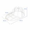 2-Pack Baseball Hat Cleaners Cap Washer for Washing Machine: Protect Your Hats from Damage, Durable, Reusable, Easy to Use White