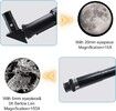 70mm Aperture Refractor Telescope with 15X-150X Magnification,Phone Adapter,Wireless Remote,Great Gift Idea