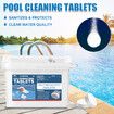 Long-Lasting Pool Chlorine Tablets - Slow-Dissolving for Continuous Chlorination (180g, 90% Chlorine)