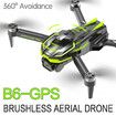 B6 Drone Four-Axis Rc Quadcopter with Brushless Motor, Dual 6K Camera, WIFI, FPV and Obstacle Avoidance