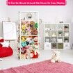 PVC Plush Organizer with Elastic Band for Stuffed Animal Zoo Storage in ursery Play Room Bedroom