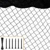 25'x50' durable Bird Netting Fence with 3/4" Mesh-Durable and Effective Solution for Chicken Coops,Fruits,Trees