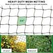 25'x50' durable Bird Netting Fence with 3/4" Mesh-Durable and Effective Solution for Chicken Coops,Fruits,Trees