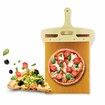 50*30cm Non-Stick Pizza Peel/Pizza Scorrevole Spatula Paddle with Handle: Slide and Transfer Pizza Safely and Easily